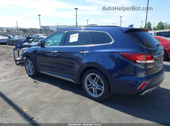 KM8SR4HF1HU217541 2017 HYUNDAI SANTA FE Blue 
