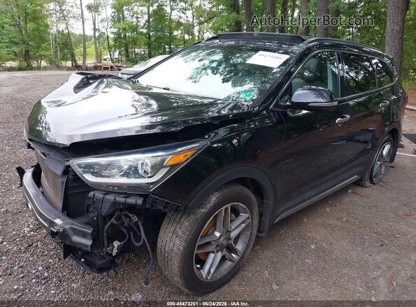 KM8SR4HF1KU302693 2019 HYUNDAI SANTA FE XL Black Front left