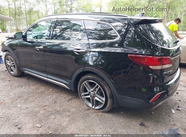 KM8SR4HF1KU302693 2019 HYUNDAI SANTA FE XL Black Rear left