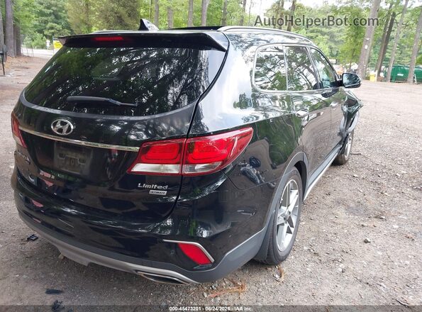 KM8SR4HF1KU302693 2019 HYUNDAI SANTA FE XL Black Rear right