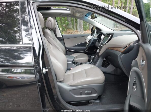 KM8SR4HF1KU302693 2019 HYUNDAI SANTA FE XL Black Front interior view