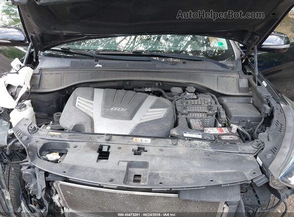 KM8SR4HF1KU302693 2019 HYUNDAI SANTA FE XL Black Rear view