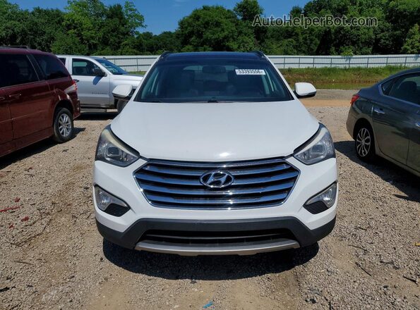 KM8SR4HF2GU142055 2016 HYUNDAI SANTA White Widok z przodu