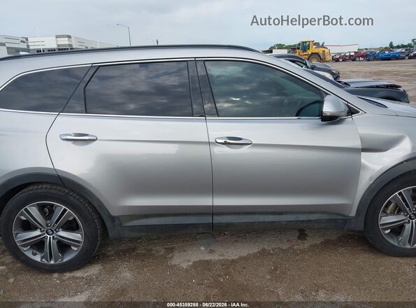 KM8SR4HF3GU164209 2016 HYUNDAI SANTA FE Серебряный Вид задней части салона