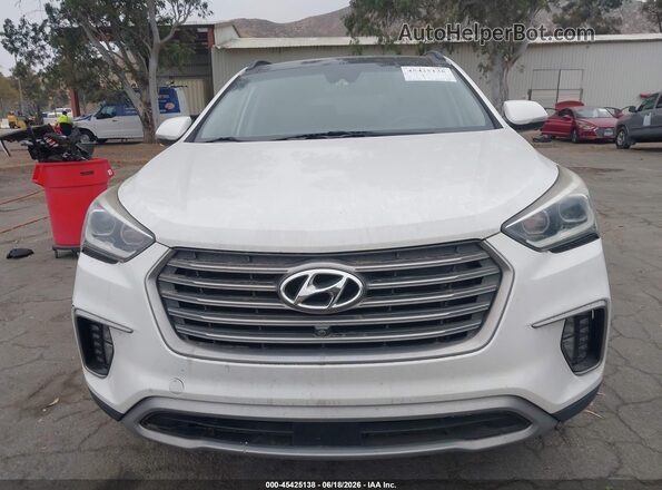 KM8SR4HF5HU196645 2017 HYUNDAI SANTA FE White 