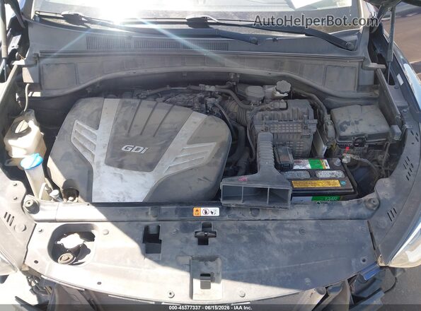 KM8SR4HF7HU235350 2017 HYUNDAI SANTA FE Blue Vista trasera