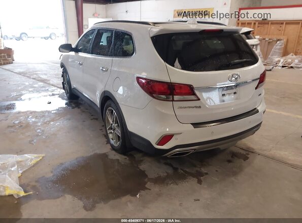 KM8SR4HF8HU205970 2017 HYUNDAI SANTA FE White უკანა მარცხენა