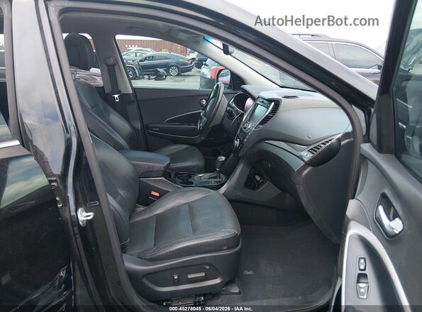 KM8SR4HFXGU133085 2016 HYUNDAI SANTA FE Black Vista interior delantera