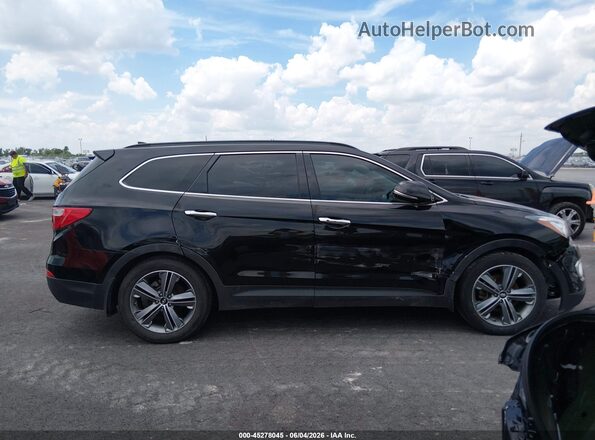 KM8SR4HFXGU133085 2016 HYUNDAI SANTA FE Black Vista interior trasera