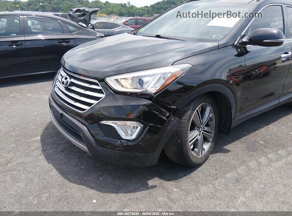 KM8SR4HFXGU133085 2016 HYUNDAI SANTA FE Black Vista frontal