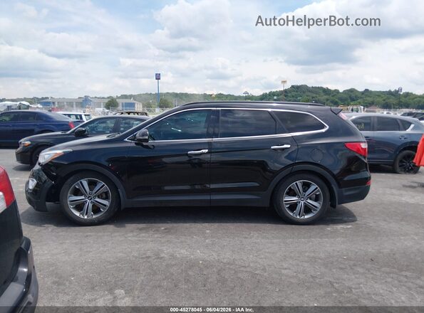 KM8SR4HFXGU133085 2016 HYUNDAI SANTA FE Black Vista interior de 360 grados