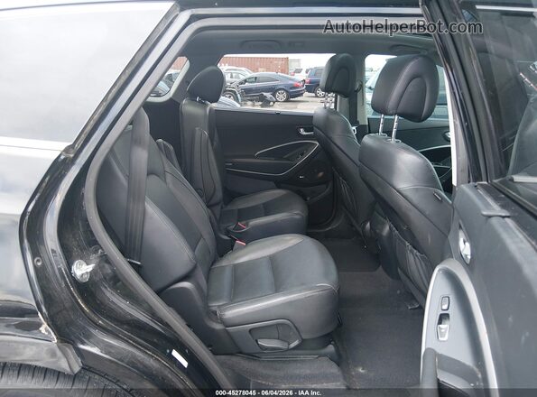 KM8SR4HFXGU133085 2016 HYUNDAI SANTA FE Black Vista de la etiqueta del VIN