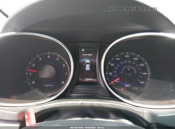 KM8SR4HFXGU133085 2016 HYUNDAI SANTA FE Black Vista de los asientos traseros