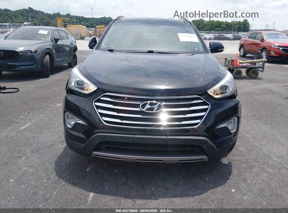 KM8SR4HFXGU133085 2016 HYUNDAI SANTA FE Black 