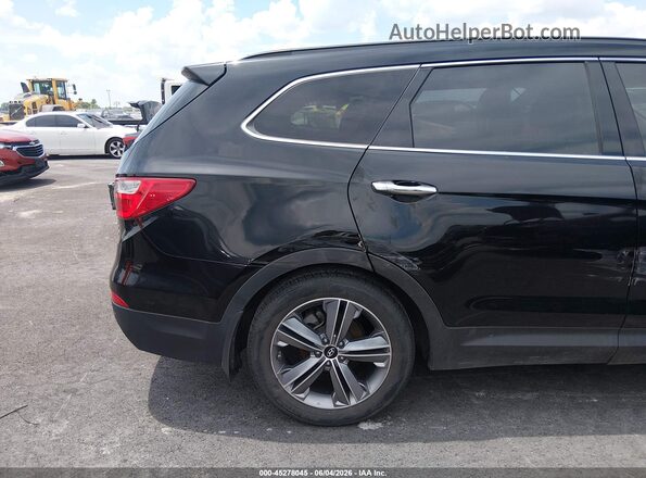 KM8SR4HFXGU133085 2016 HYUNDAI SANTA FE Black 