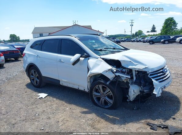 KM8SRDHF1GU164080 2016 HYUNDAI SANTA FE Белый Вид спереди