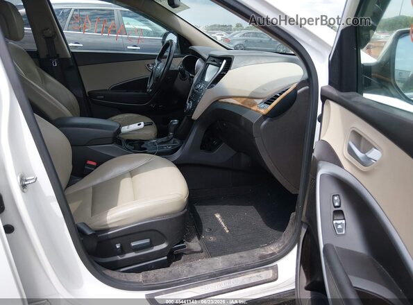 KM8SRDHF2GU137874 2016 HYUNDAI SANTA FE White Սալոնի դիմացի տեսք