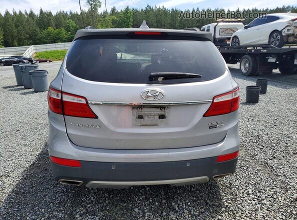KM8SRDHF2GU151452 2016 HYUNDAI SANTA Серебряный Вид сзади