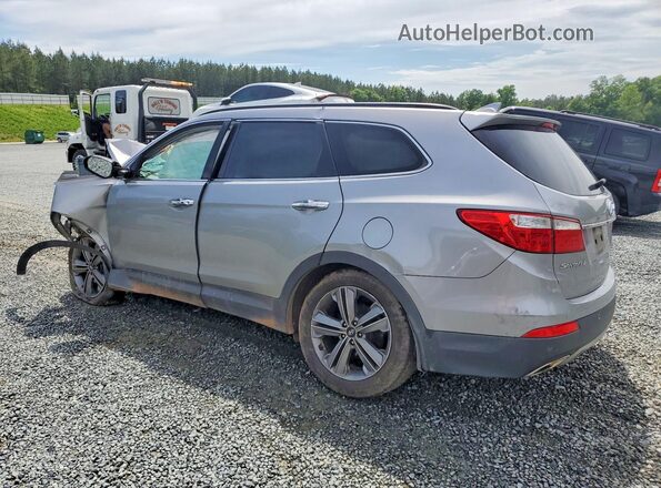 KM8SRDHF2GU151452 2016 HYUNDAI SANTA Серебряный Задняя левая четверть