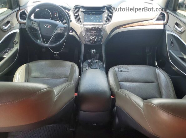 KM8SRDHF2HU176868 2017 HYUNDAI SANTA Silver Vista del cuadro de instrumentos