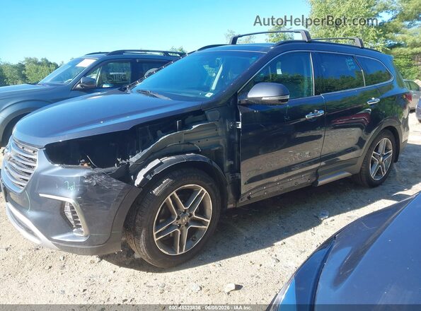 KM8SRDHF2HU220531 2017 HYUNDAI SANTA FE Серый Передняя левая четверть