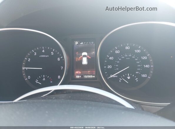 KM8SRDHF2HU220531 2017 HYUNDAI SANTA FE Серый Вид задних сидений