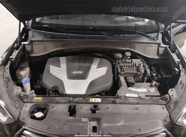 KM8SRDHF5HU203576 2017 HYUNDAI SANTA FE Black Widok z tyłu