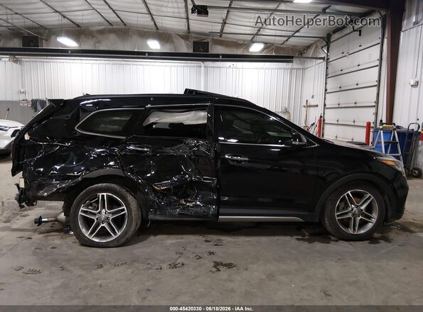 KM8SRDHF5HU203576 2017 HYUNDAI SANTA FE Black Widok wnętrza 360 stopni