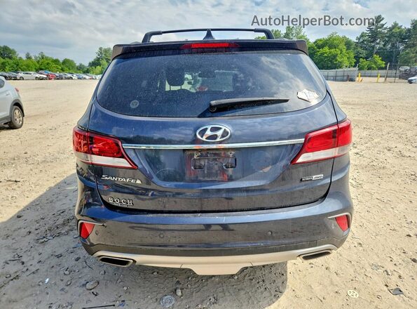 KM8SRDHF6HU248803 2017 HYUNDAI SANTA Gray Vista trasera