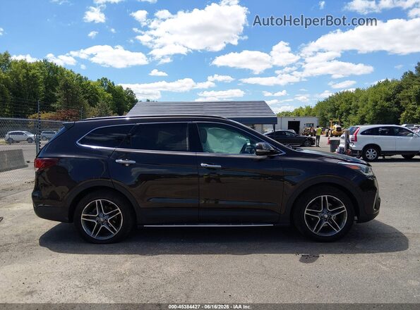 KM8SRDHF7HU231122 2017 HYUNDAI SANTA FE Коричневый Панорамный вид салона 360°