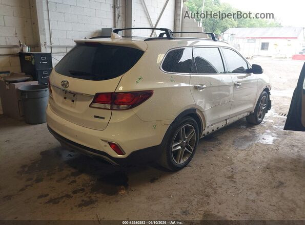 KM8SRDHF8HU200722 2017 HYUNDAI SANTA FE Белый Задняя правая четверть