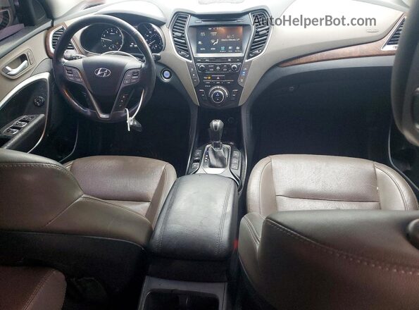 KM8SRDHFXJU280322 2018 HYUNDAI SANTA Silver Вид панелі приладів