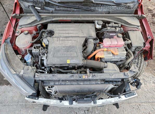 KMHC05LC0NU270714 2022 HYUNDAI IONIQ Red Vista interior trasera