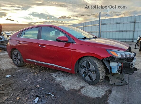 KMHC05LC0NU270714 2022 HYUNDAI IONIQ Red Delantero derecho