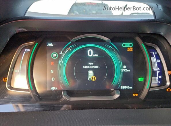 KMHC05LC0NU270714 2022 HYUNDAI IONIQ Red Vista del cuadro de instrumentos