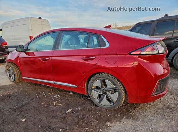 KMHC05LC0NU270714 2022 HYUNDAI IONIQ Red Trasero izquierdo