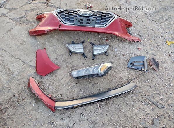 KMHC05LC0NU270714 2022 HYUNDAI IONIQ Red Vista del compartimento del motor