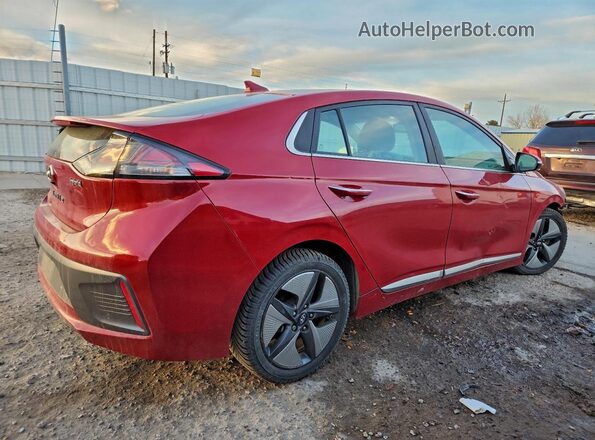 KMHC05LC0NU270714 2022 HYUNDAI IONIQ Red Trasero derecho