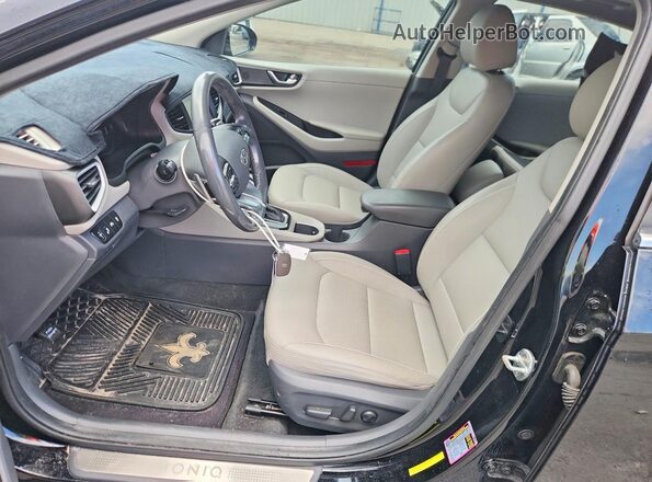 KMHC05LC1JU073142 2018 HYUNDAI IONIQ Black Vista interior delantera