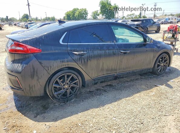KMHC05LC4HU030229 2017 HYUNDAI IONIQ Black Հետևի աջ