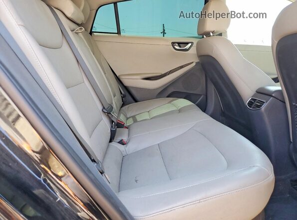 KMHC05LC4HU030229 2017 HYUNDAI IONIQ Black Սալոնի հետևի տեսք