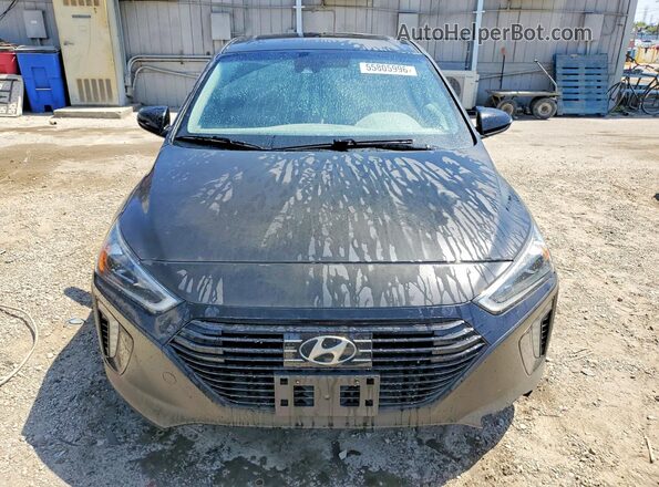 KMHC05LC4HU030229 2017 HYUNDAI IONIQ Black Դիմացի տեսք
