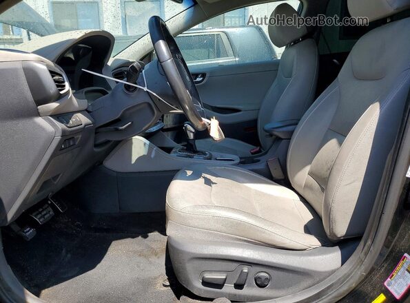 KMHC05LC4HU030229 2017 HYUNDAI IONIQ Black Սալոնի դիմացի տեսք