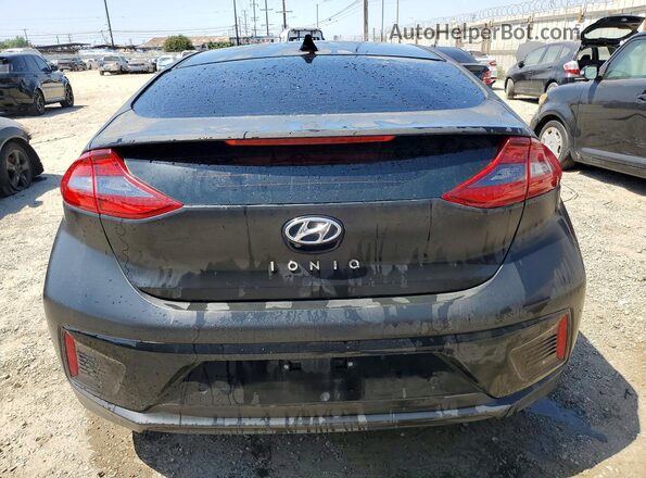KMHC05LC4HU030229 2017 HYUNDAI IONIQ Black Հետևի տեսք