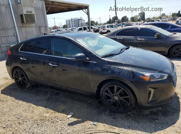 KMHC05LC4HU030229 2017 HYUNDAI IONIQ Black Առջևի աջ