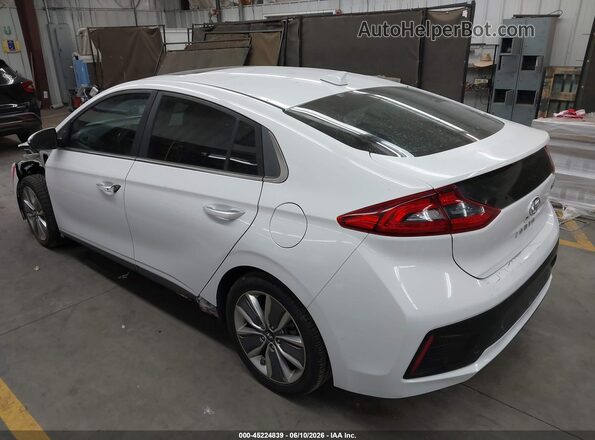 KMHC05LC4HU031655 2017 HYUNDAI IONIQ HYBRID White უკანა მარცხენა