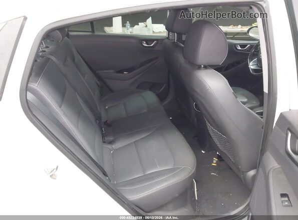KMHC05LC4HU031655 2017 HYUNDAI IONIQ HYBRID White VIN კოდის სტიკერის ხედი