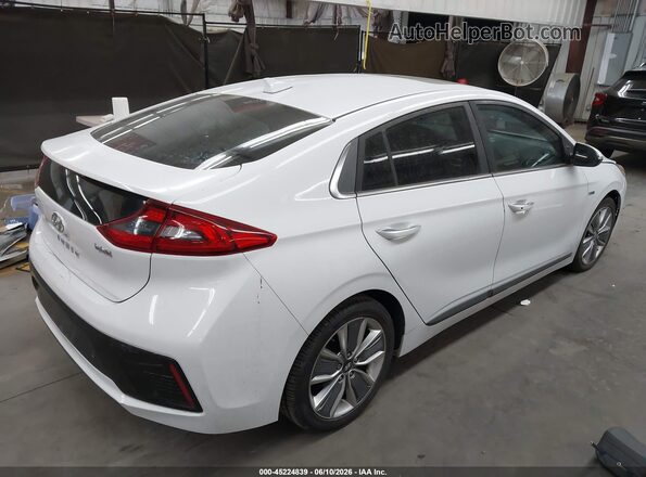KMHC05LC4HU031655 2017 HYUNDAI IONIQ HYBRID White უკანა მარჯვენა