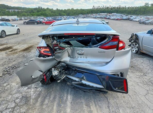 KMHC05LC5KU119475 2019 HYUNDAI IONIQ Silver Rear view