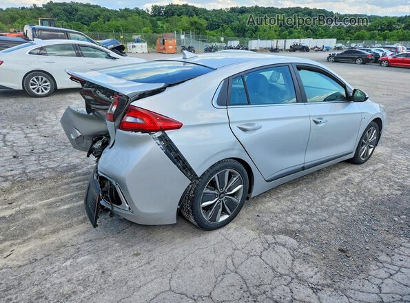 KMHC05LC5KU119475 2019 HYUNDAI IONIQ Silver Rear right